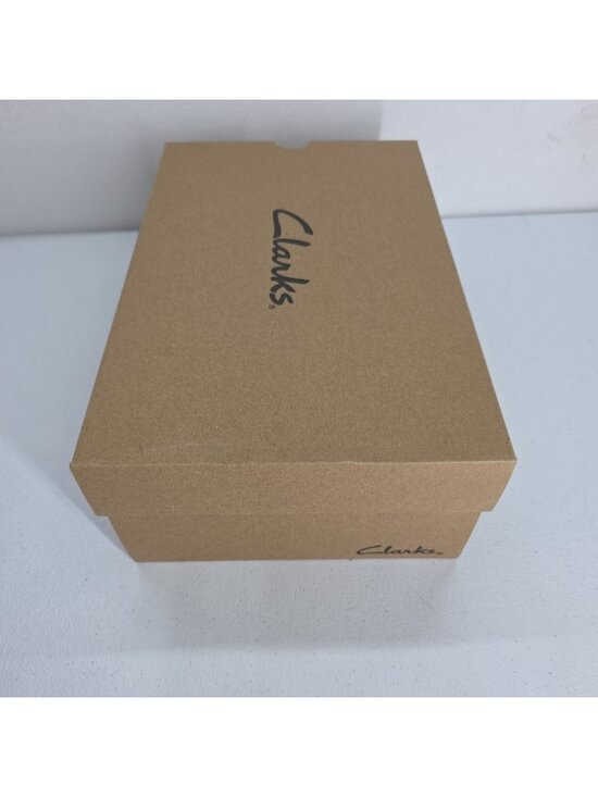 Men’s Clarks Un Hugh Cap Lace Up Black Leather Dress Shoes NIB 7M Formal Prom main image 4